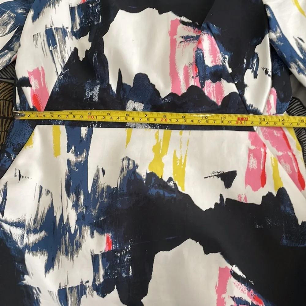 KATE SPADE SATURDAY ATMOSPHERE PRINT SPLATTER PAINT DRESS - Picture 6 of 6